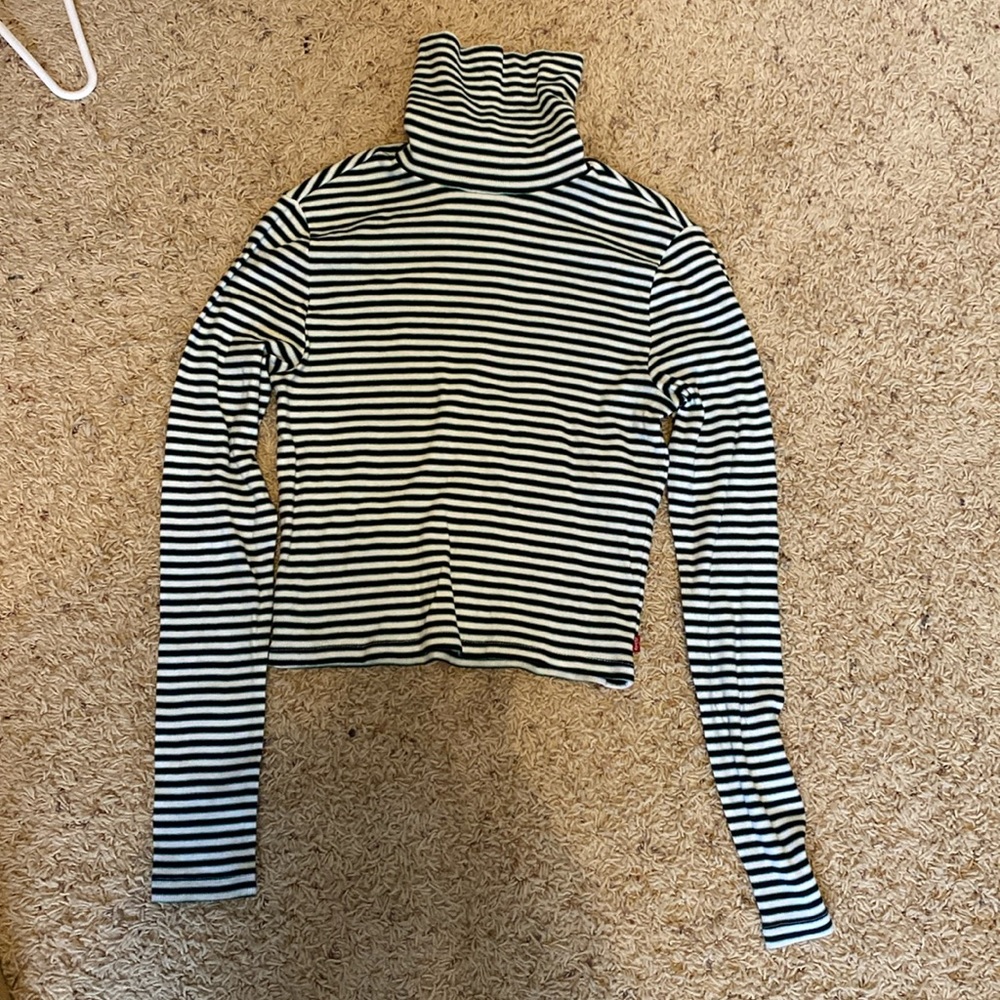 Levi’s Striped Turtleneck